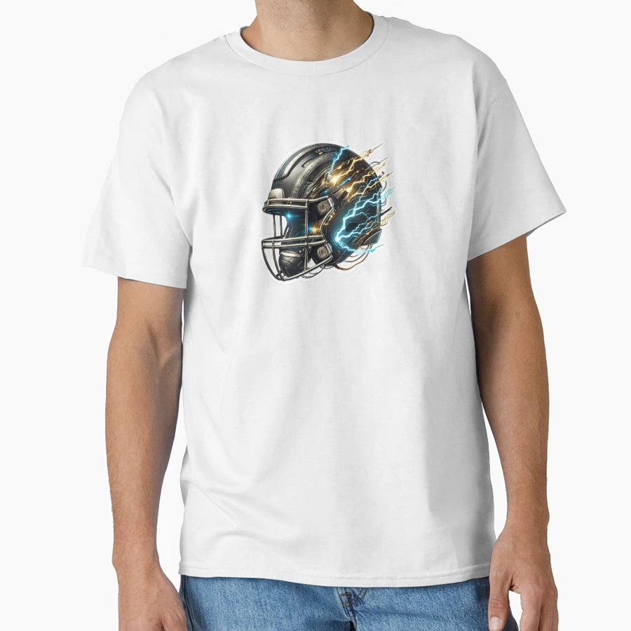Electrifying Los Angeles Chargers Helmet T-Shirt - Unique Graphic Unisex - T-Shirt, Sweatshirt, Hoodie