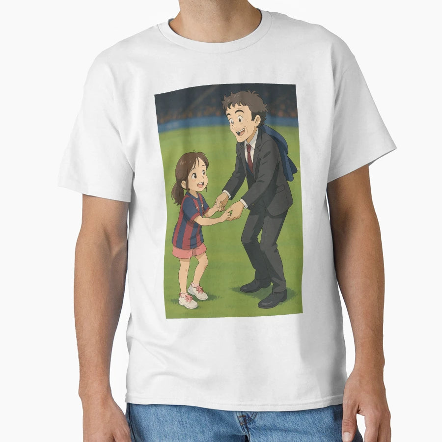 Luis Enriques Daughter Xana Champion League T-Shirt - Trendy Graphic Unisex - T-Shirt, Sweatshirt, Hoodie