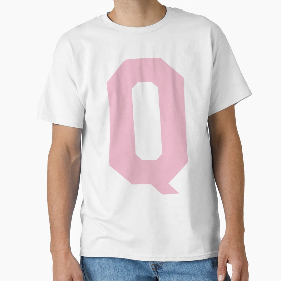 Alphabet Rose Q Sports Letter Q T-Shirt - Graphic Print Unisex - T-Shirt, Sweatshirt, Hoodie