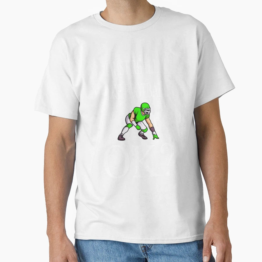 I Just Really Like Football Ok T-Shirt - Custom Art Print Unisex - T-Shirt, Sweatshirt, Hoodie