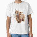 Highland Cow by AmeliaPlayer - Adult & Kids T-Shirts, Sweatshirts & Hoodies apparel design preview 1