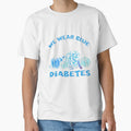 We Wear Blue Diabetes Awareness by BundlerVq - Adult & Kids T-Shirts, Sweatshirts & Hoodies apparel design preview 1