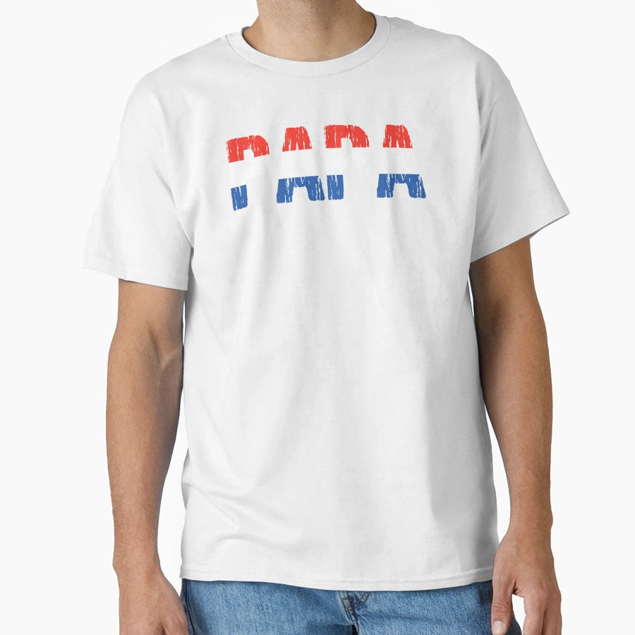 Netherlands Papa Dad Father Dutch Flag T-Shirt - Aesthetic Graphic Unisex - T-Shirt, Sweatshirt, Hoodie