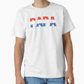 Netherlands Papa Dad Father Dutch Flag T-Shirt - Aesthetic Graphic Unisex - T-Shirt, Sweatshirt, Hoodie