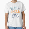 I Leveled Up To Uncle Gamer Announcement T-Shirt - Graphic Print Men Women - T-Shirt, Sweatshirt, Hoodie