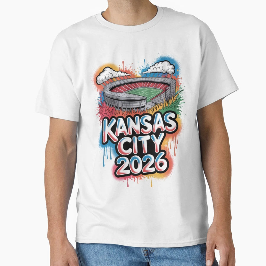 Kansas City 2026 Arrowhead Stadium T-Shirt - Minimalist Print Men Women - T-Shirt, Sweatshirt, Hoodie