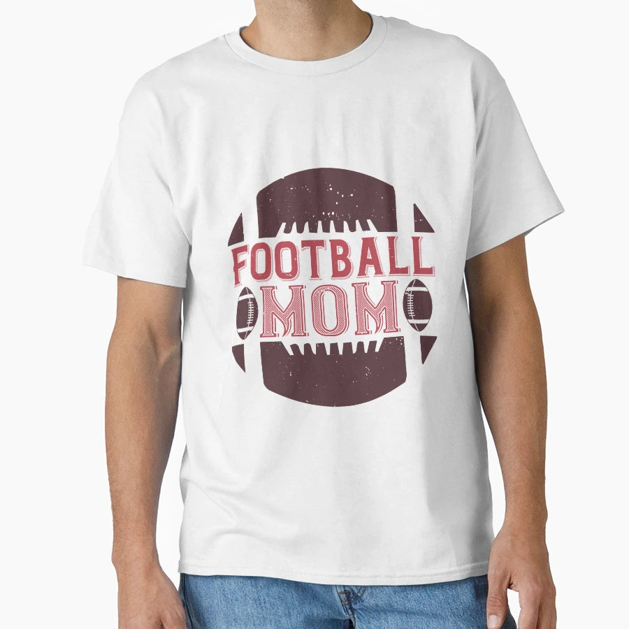 Football Mom T-Shirt - Trendy Graphic Unisex - T-Shirt, Sweatshirt, Hoodie