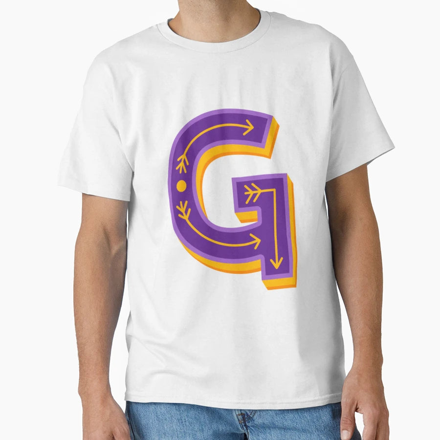 Letter G T-Shirt - Trendy Graphic Unisex - T-Shirt, Sweatshirt, Hoodie