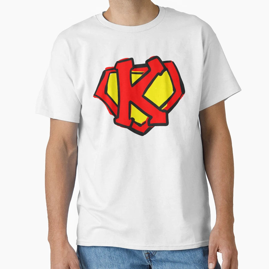 Superhero Letter Chest K Cartoon T-Shirt - Streetwear Style Men Women - T-Shirt, Sweatshirt, Hoodie