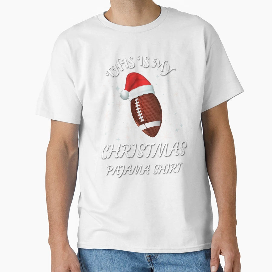 Football Pajama T-Shirt - Aesthetic Graphic Unisex - T-Shirt, Sweatshirt, Hoodie