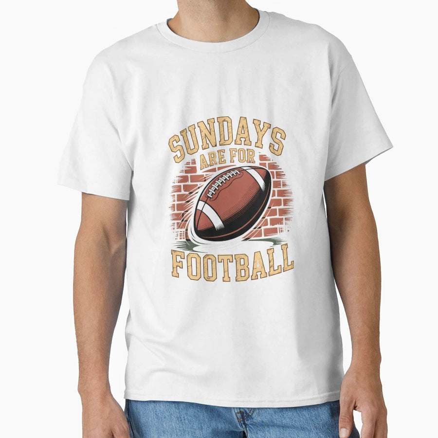 Sundays Are Football Gridiron T-Shirt - Aesthetic Graphic Unisex - T-Shirt, Sweatshirt, Hoodie