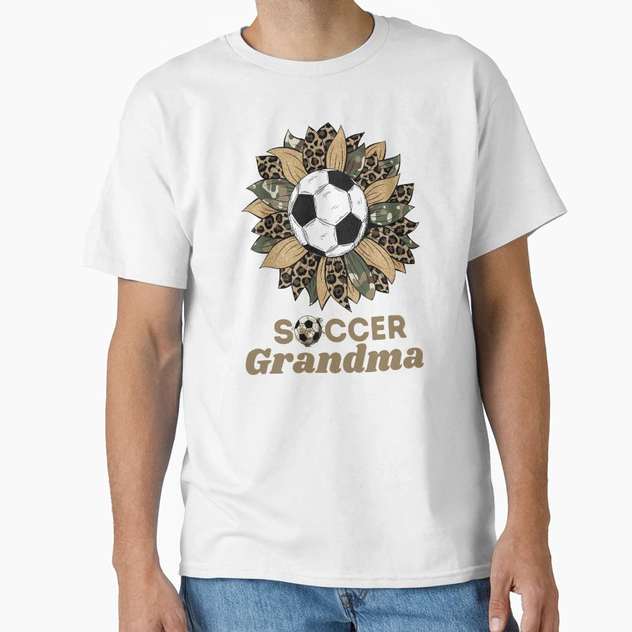 Soccer Grandma Leopard T-Shirt - Custom Art Print Unisex - T-Shirt, Sweatshirt, Hoodie