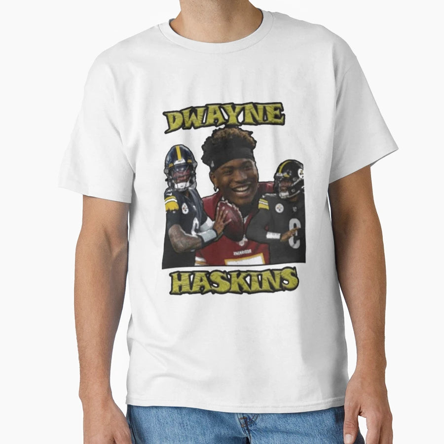 Dwayne Haskins T-Shirt - Novelty Apparel Unisex - T-Shirt, Sweatshirt, Hoodie