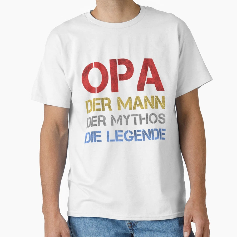 Grandpa Grandfather Myth Legend T-Shirt - Aesthetic Graphic for Adults - T-Shirt, Sweatshirt, Hoodie