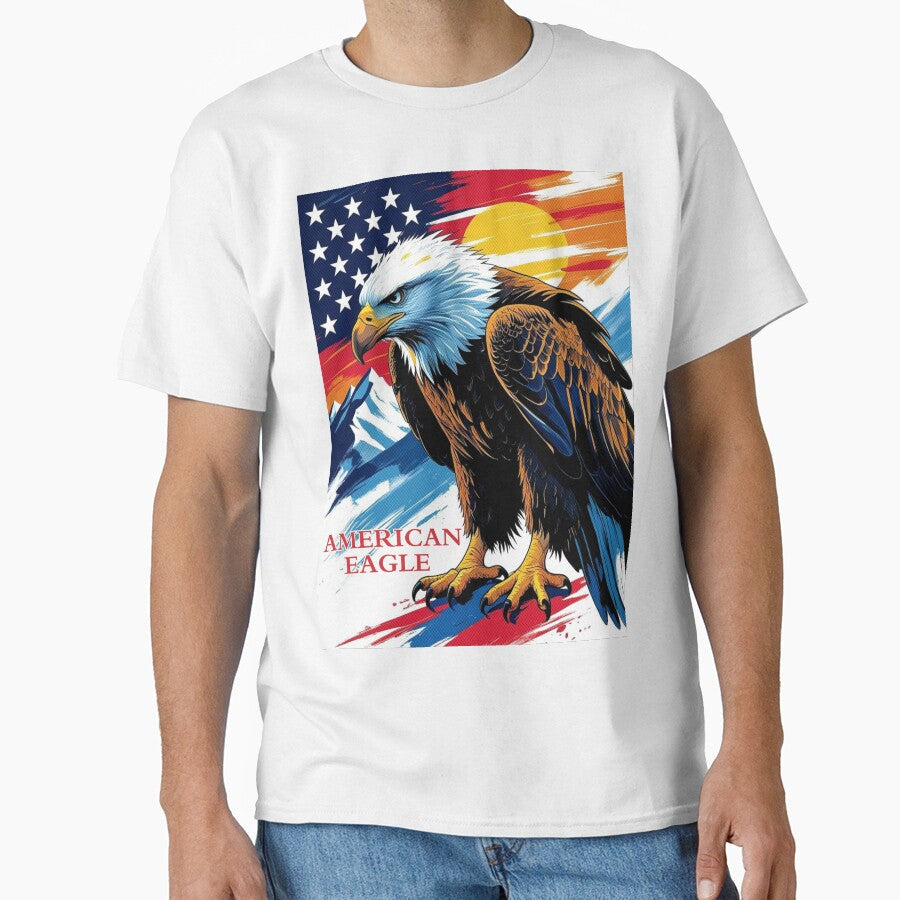 American eagle USA by Red Fox - Adult & Kids T-Shirts, Sweatshirts & Hoodies apparel design preview 1