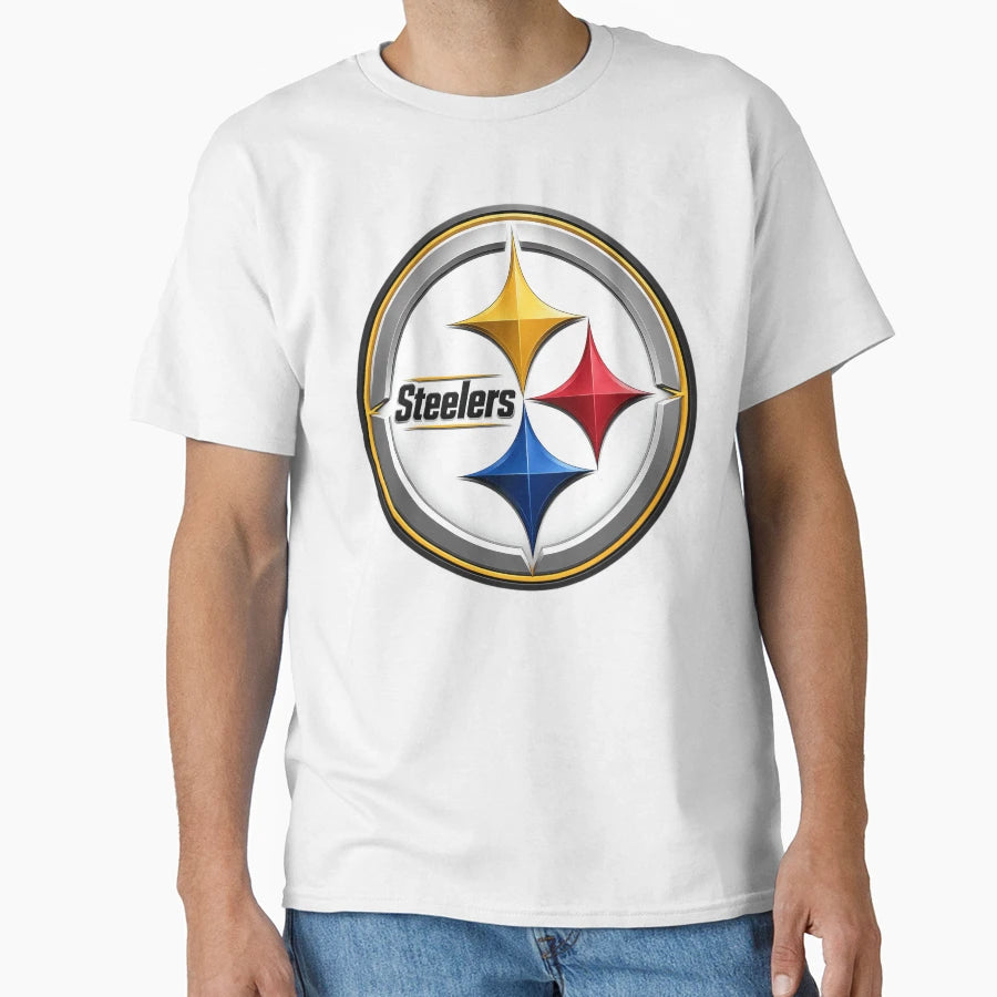 Steel City Chrome Bold High Impact T-Shirt - Trendy Graphic Unisex - T-Shirt, Sweatshirt, Hoodie