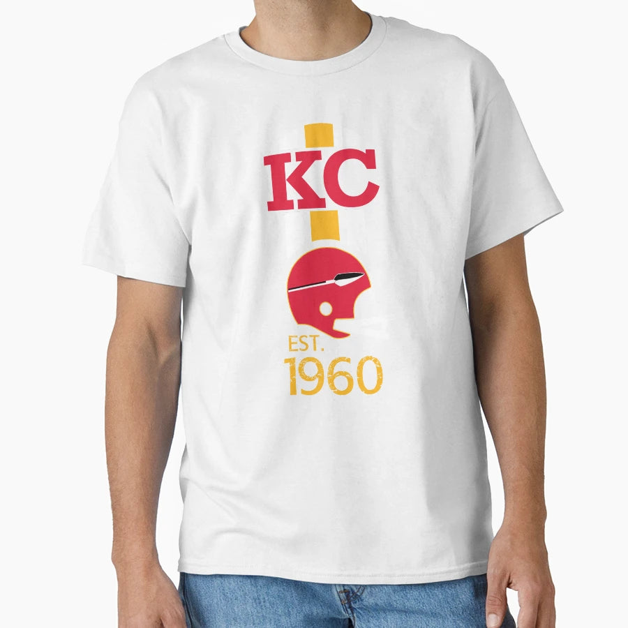 Kansas City Pro Football 1960 T-Shirt - Minimalist Print for Adults - T-Shirt, Sweatshirt, Hoodie