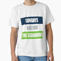 Sundays Are Seahawks T-Shirt - Custom Art Print for Adults - T-Shirt, Sweatshirt, Hoodie