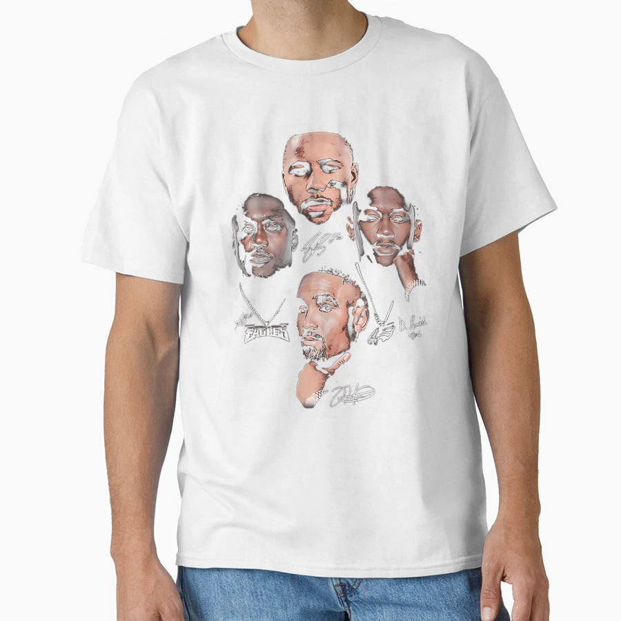 SB JH J Brown Devonta Smith Records T-Shirt - Trendy Graphic Unisex - T-Shirt, Sweatshirt, Hoodie
