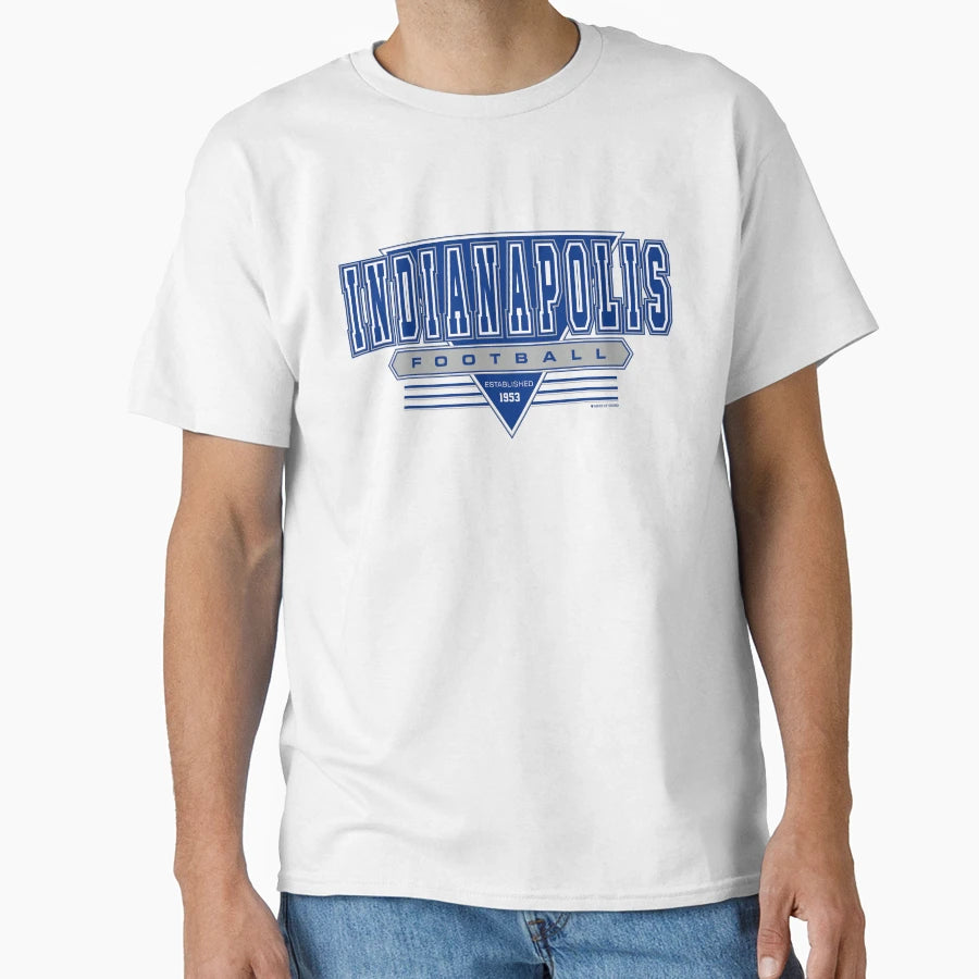 Indianapolis Football Colts Inspired 90S T-Shirt - Graphic Print Unisex - T-Shirt, Sweatshirt, Hoodie