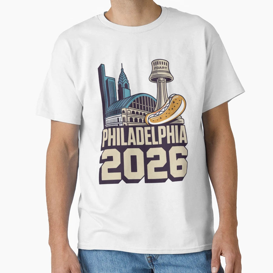 Philadelphia 2026 Liberty Bell T-Shirt - Fun Novelty Design Men Women - T-Shirt, Sweatshirt, Hoodie