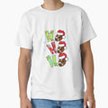 Ho Ho Ho Football T-Shirt - Graphic Print for Adults - T-Shirt, Sweatshirt, Hoodie