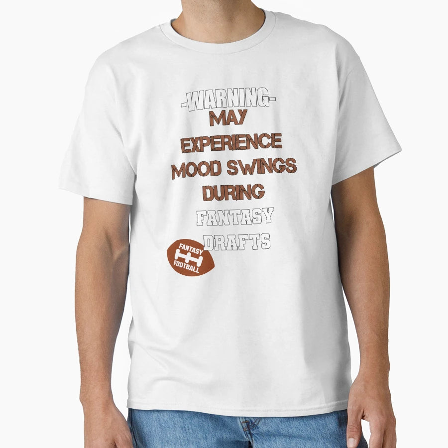 Funny Fantasy Football Draft T-Shirt - Minimalist Print Unisex - T-Shirt, Sweatshirt, Hoodie