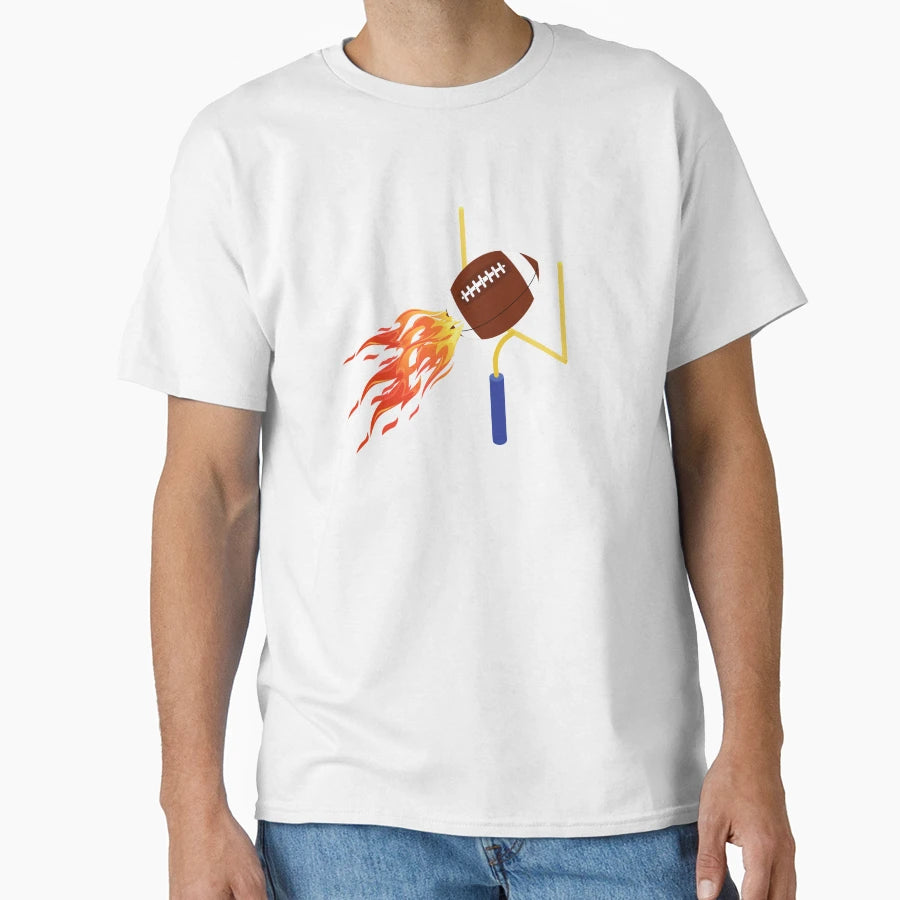 Football Fire T-Shirt - Streetwear Style Men Women - T-Shirt, Sweatshirt, Hoodie