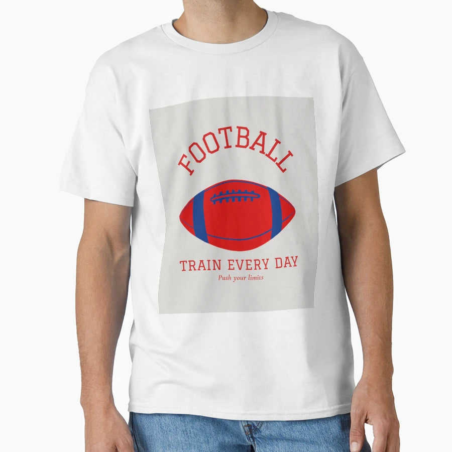 Motivational Football Lovers T-Shirt - Aesthetic Graphic for Adults - T-Shirt, Sweatshirt, Hoodie
