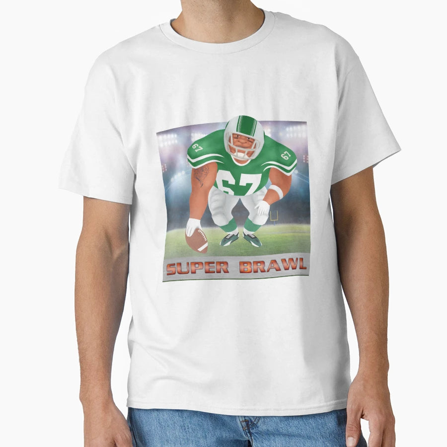 Brawl Green T-Shirt - Minimalist Print Men Women - T-Shirt, Sweatshirt, Hoodie