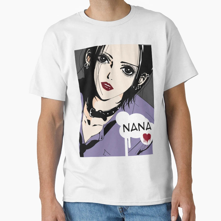 Nana Osaki Close Up Spread T-Shirt - Unique Graphic Men Women - T-Shirt, Sweatshirt, Hoodie