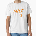 Milf I Love Football T-Shirt - Custom Art Print Men Women - T-Shirt, Sweatshirt, Hoodie