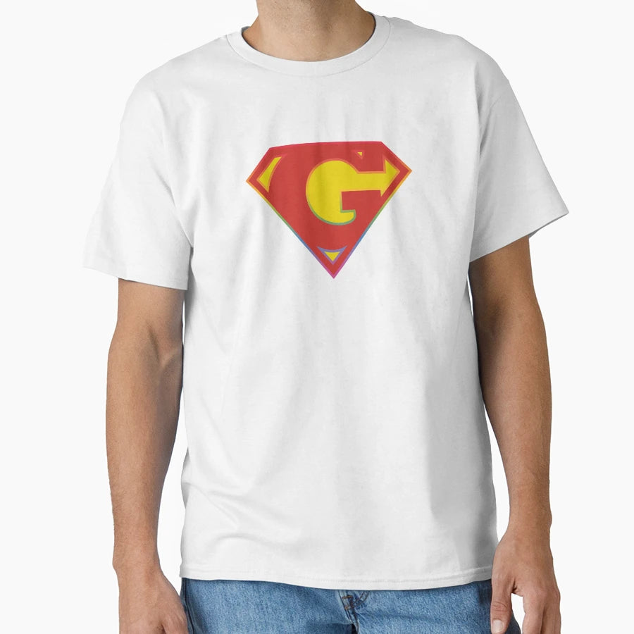 Supergay Emblem Pride Line T-Shirt - Fun Novelty Design for Adults - T-Shirt, Sweatshirt, Hoodie