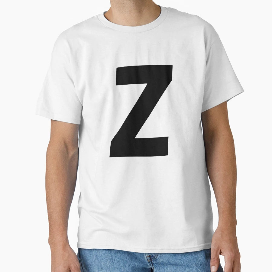 Z Word Letter Zz Zeta Zzz Zet Letra Z T-Shirt - Novelty Apparel for Adults - T-Shirt, Sweatshirt, Hoodie