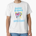 Graphic Designer Designing is my superpower by - Adult & Kids T-Shirts, Sweatshirts & Hoodies apparel design preview 1