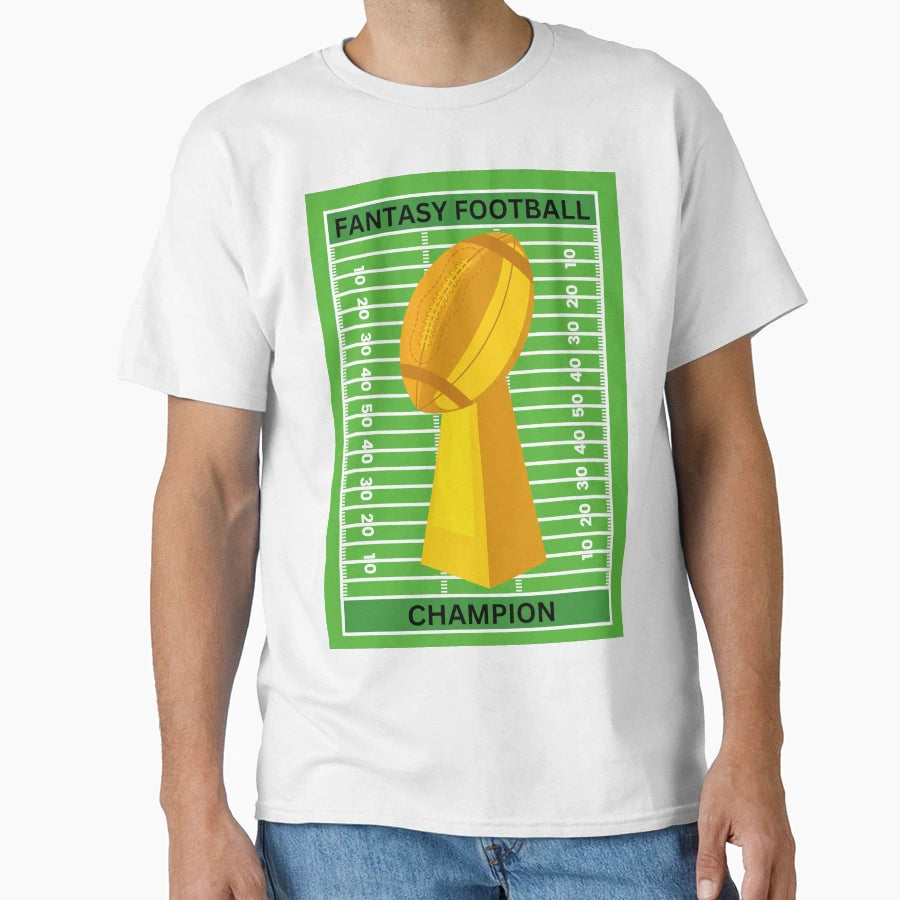 Fantasy Football Champion T-Shirt - Aesthetic Graphic Unisex - T-Shirt, Sweatshirt, Hoodie