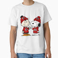 Charlie Brown And Snoopy Nfl Atlanta T-Shirt - Casual Everyday Wear Unisex - T-Shirt, Sweatshirt, Hoodie