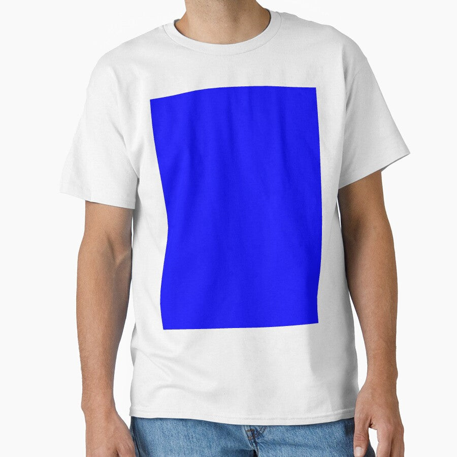 Neon Blue solid color by Dana Du - Adult & Kids T-Shirts, Sweatshirts & Hoodies apparel design preview 1