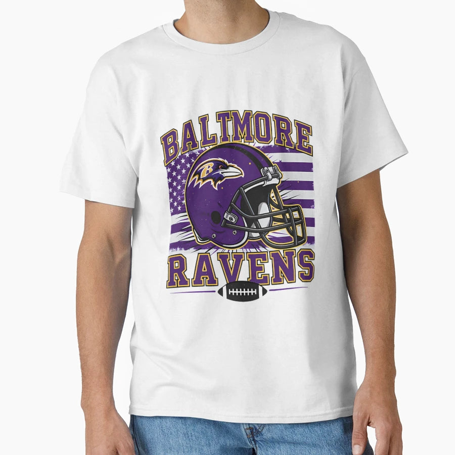 Baltimore Ravens Football T-Shirt - Streetwear Style for Adults - T-Shirt, Sweatshirt, Hoodie