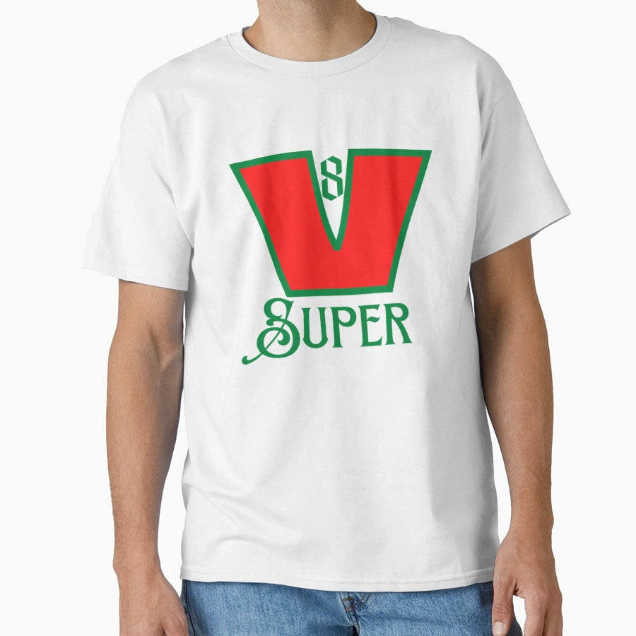 V8 Super T-Shirt - Fun Novelty Design for Adults - T-Shirt, Sweatshirt, Hoodie