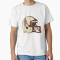 Oilers Helmet Distressed T-Shirt - Novelty Apparel Men Women - T-Shirt, Sweatshirt, Hoodie