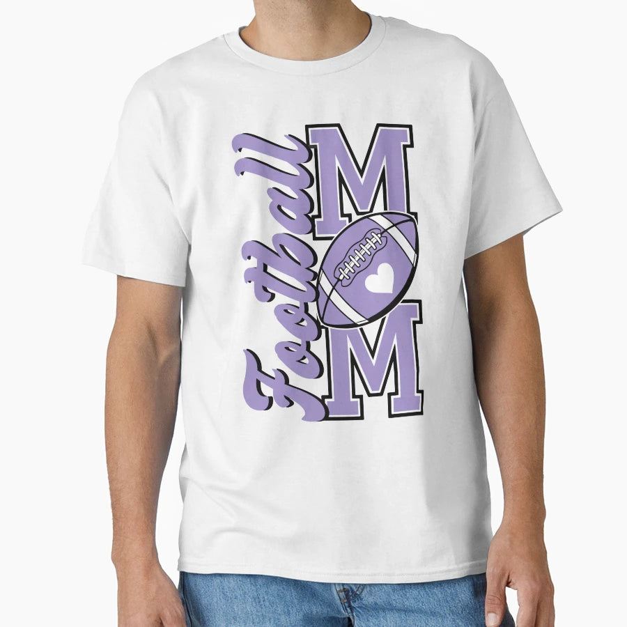 Football Mom Game Day Sports T-Shirt - Fun Novelty Design Men Women - T-Shirt, Sweatshirt, Hoodie