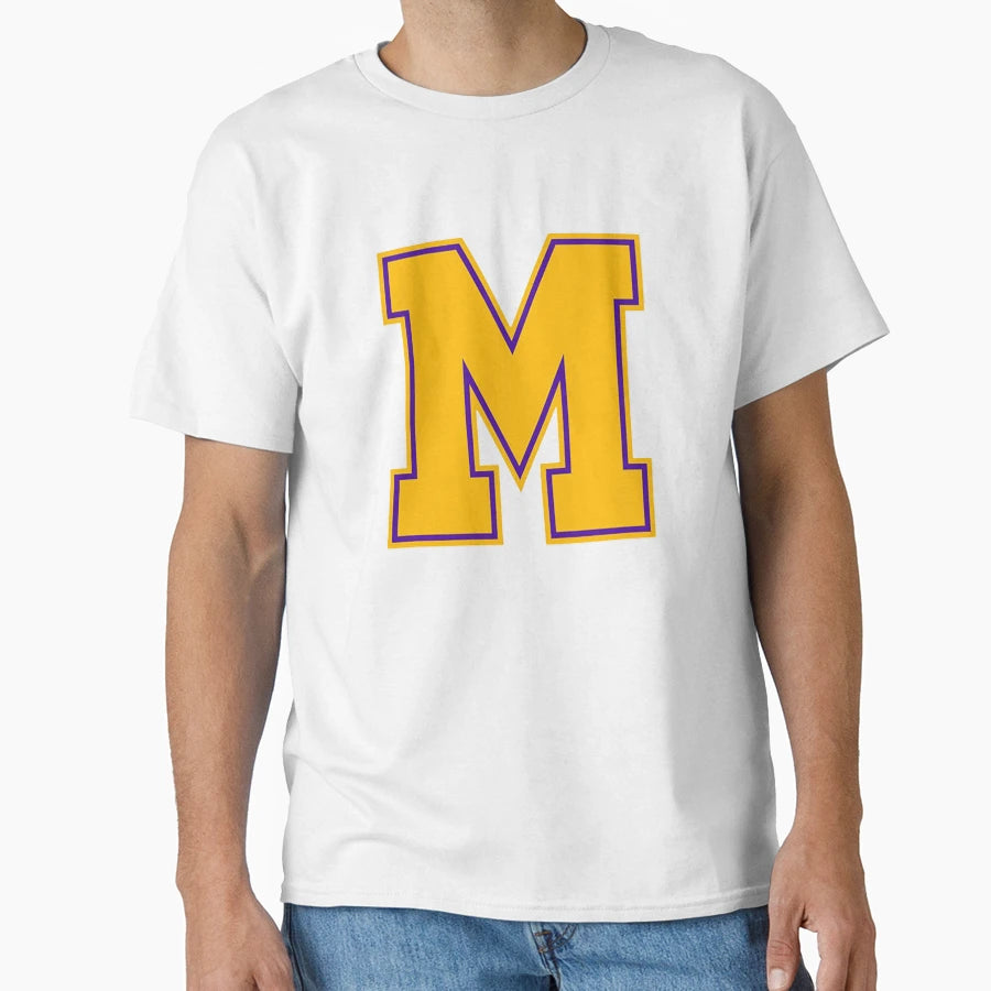 Minnesota Letter M Helmet Face Mask T-Shirt - Fun Novelty Design for Adults - T-Shirt, Sweatshirt, Hoodie