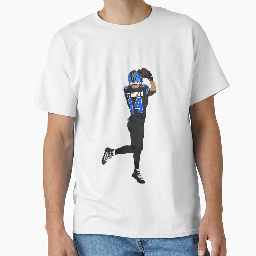 Amon Ra St Brown T-Shirt - Graphic Print for Adults - T-Shirt, Sweatshirt, Hoodie