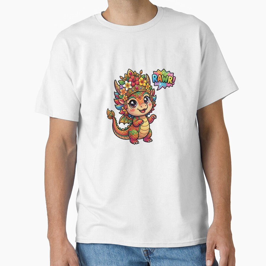 Barong Naga Cute Chibi Dragon Art by DuckOddity - Adult & Kids T-Shirts, Sweatshirts & Hoodies apparel design preview 1