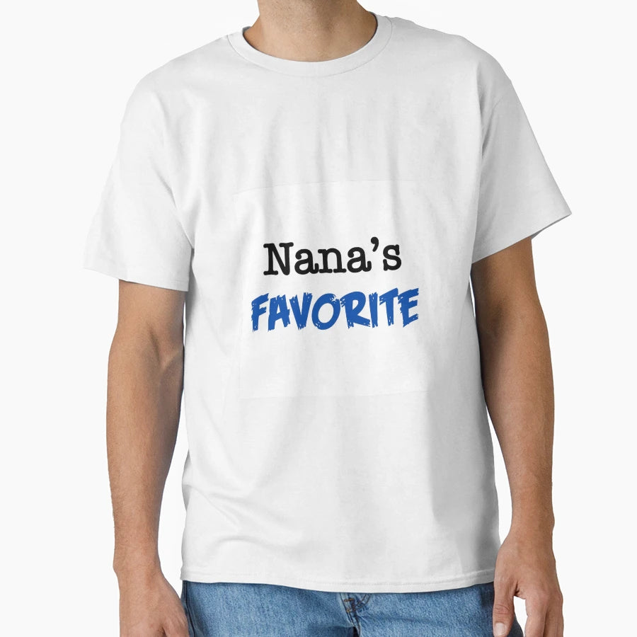 Nanas Favorite Blue T-Shirt - Casual Everyday Wear Men Women - T-Shirt, Sweatshirt, Hoodie