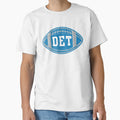 Detroit Throwback Football T-Shirt - Graphic Print for Adults - T-Shirt, Sweatshirt, Hoodie