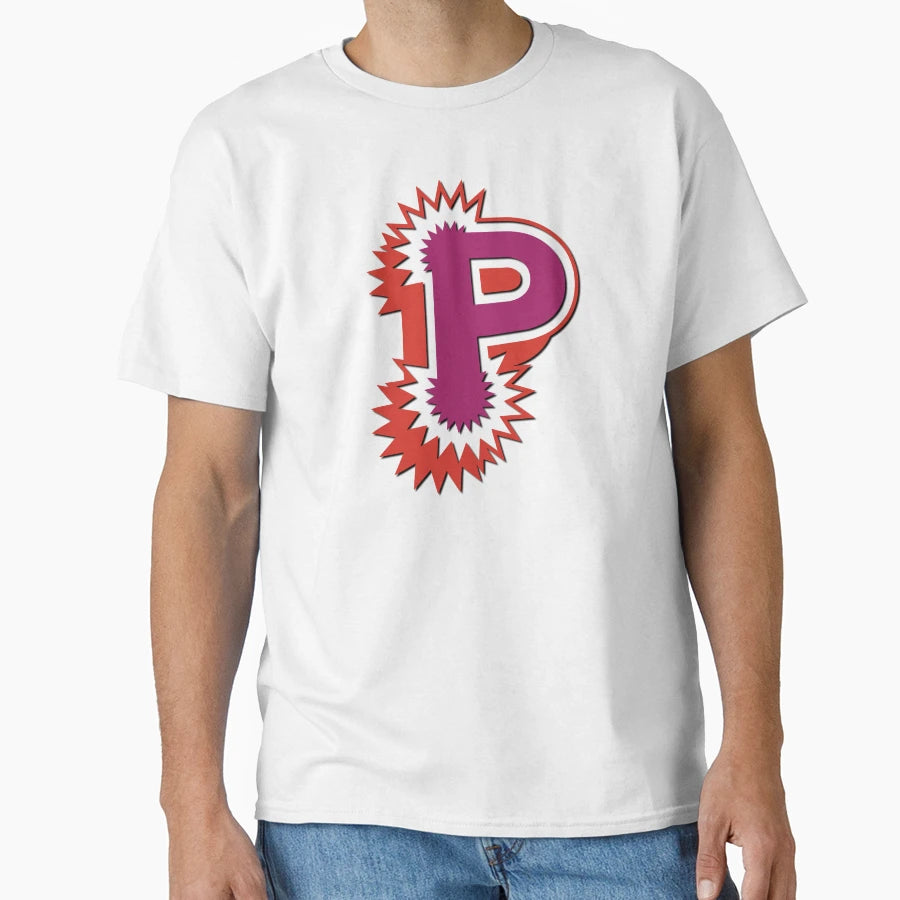 P Initial Letter P T-Shirt - Aesthetic Graphic for Adults - T-Shirt, Sweatshirt, Hoodie