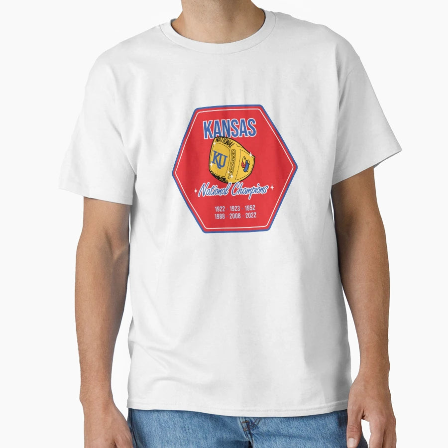 Kansas National Champs T-Shirt - Streetwear Style Unisex - T-Shirt, Sweatshirt, Hoodie
