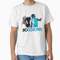 Bo Knows Playing Baseball T-Shirt - Fun Novelty Design Men Women - T-Shirt, Sweatshirt, Hoodie